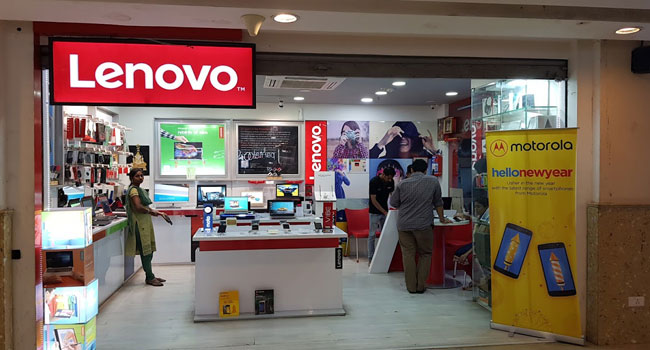 Lenovo Exclusive Showroom in Express Avenue Mall, Chennai, India