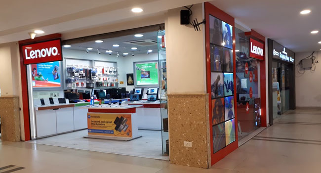 Lenovo Exclusive Showroom in Express Avenue Mall, Chennai, India