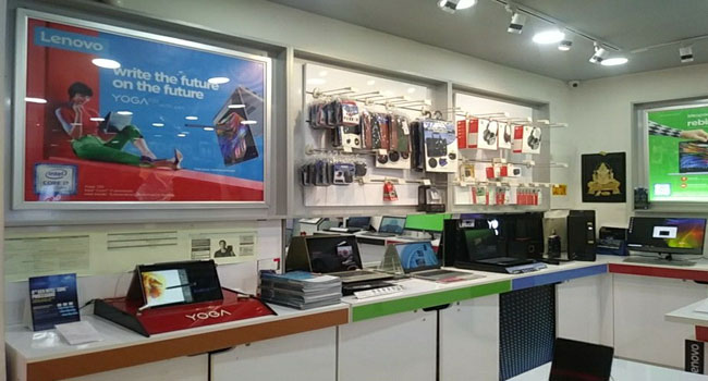 Lenovo Exclusive Showroom in Express Avenue Mall, Chennai, India