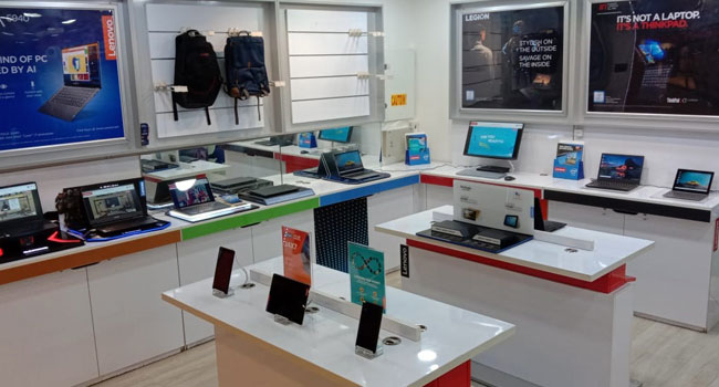 Lenovo Exclusive Showroom in Express Avenue Mall, Chennai, India