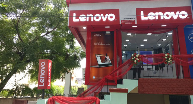 Lenovo Exclusive Showroom in T Nagar, Chennai, India