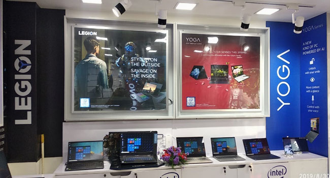 Lenovo Exclusive Showroom in T Nagar, Chennai, India