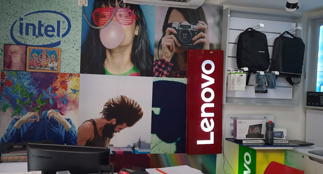 Lenovo Exclusive Showroom in T Nagar, Chennai, India