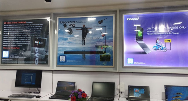 Lenovo Exclusive Showroom in T Nagar, Chennai, India