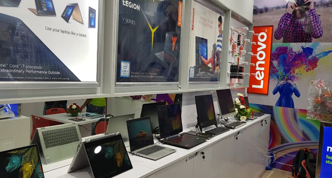 Lenovo Exclusive Showroom in VR Chennai Mall, Chennai, India