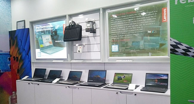 Lenovo Exclusive Showroom in VR Chennai Mall, Chennai, India