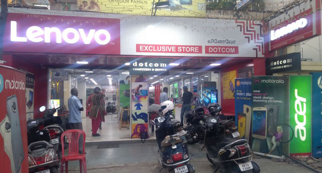 Lenovo Exclusive Showroom in Anna Nagar, Chennai, India