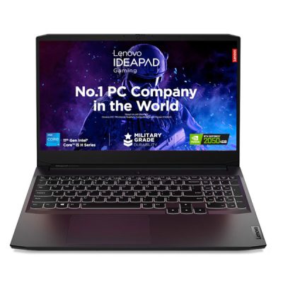 Lenovo IP Gaming 3 (7TIN) Laptop (Intel® Core™ i5-12450H, 8C (4P + 4E) / 16GB DDR4 RAM / 512GB SSD / NVIDIA GeForce RTX 3050 4GB GDDR6 / 15.6″ FHD)