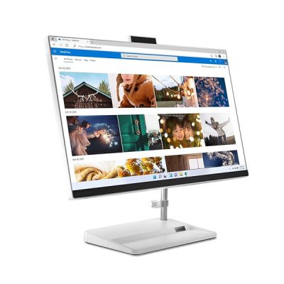 LENOVO AIO 3 (7DIN) Desktop (Intel® Core™ i3-1215U / 6C (2P + 4E) / 8T / P-core 1.2 / 4.4GHz / 8GB Ram / 512GB SSD / W11 H&S2021 / 23.4″ FHD IPS Display)