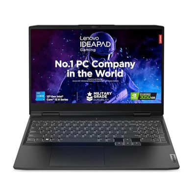 LENOVO IP GAMING 3 (82S9017TIN) Laptop ( Intel® Core™ i5-12450H / 8C (4P + 4E) / 12T, P-core 2.0 / 4.4GHz, E-core 1.5 / 3.3GHz, 12MB /16GB DDR4 RAM/ 512GB SSD / WINDOWS 11 HOME 64 SL / MSO H&S)