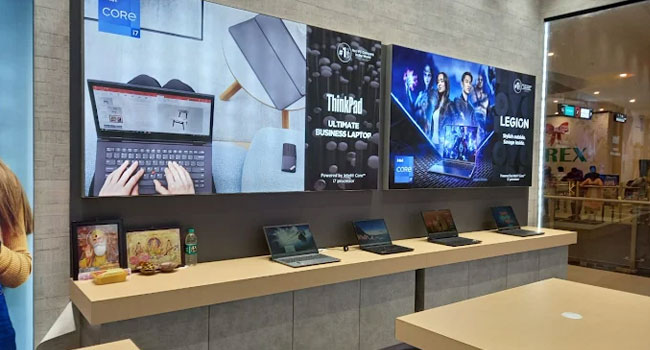Lenovo Exclusive Store in Aerohub Mall, Chennai, India
