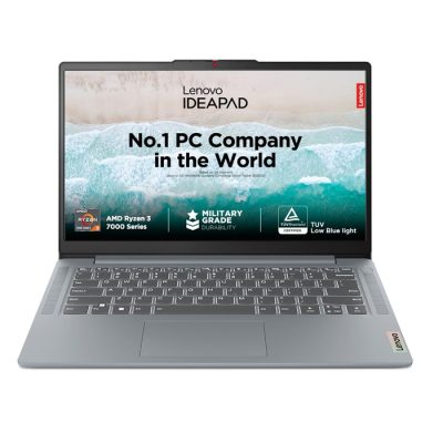 Lenovo IP Slim 3 (82XQ00H7IN/82XQ00MDIN) Laptop (AMD Ryzen™ 3 7320U (4C / 8T, 2.4 / 4.1GHz, 2MB L2 / 4MB L3) / 8GB Soldered LPDDR5-5500 Not Upgradable / 512GB SSD M.2 2242 PCIe® 4.0×4 NVMe® / 15.6″ FHD / W11 H&S2021)