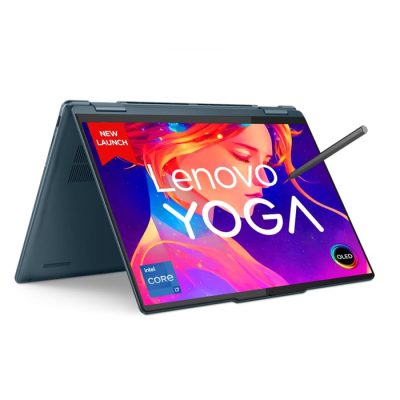 Lenovo Yoga (82YL0098IN) Laptop (Intel® Core™ i7-1360P, 12C (4P + 8E) / 16GB Soldered LPDDR5-5200 / 1TB SSD M.2 2242 PCIe® 4.0×4 NVMe® / 14″ WUXGA (1920×1200) OLED 400nits Glossy / Win 11 / office 2021)