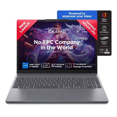 LENOVO IP Slim 3 83K100TDIN Laptop (Intel® Core i7-13620H / 10C (6P + 4E) / 16T / 8GB Soldered DDR5-4800 + 8GB SODIMM DDR5-4800 / 1TB SSD / 15.3″ WUXGA / Windows® 11 Home Single / Microsoft® 365 Basic + Office Home 2024)