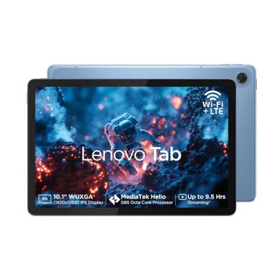 Lenovo ZAEJ0054IN Tablet (MediaTek Helio G85 Processor / Connectivity 4G calling + WiFi / 4GB RAM / 64GB Expandable upto 1 TB / 10.1 inch)