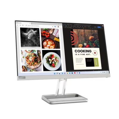 LENOVO 23.8″ MONITOR L24i-40 67A8KAC3IN (FHD 1920×1080 100 HTZ / SPEAKER 3W x2/1x HDMI® 1.4, 1x VGA / HDMI CABLE / TILT STAND / CLOUD GREY / 3YRS WARRENTY)