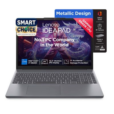 Lenovo IP SLIM3 (83K100CJIN) Laptop (Intel Core i7-13620H / 10C (6P + 4E) / 16T, P-core 2.4 / 4.9GHz, E-core 1.8 / 3.6GHz, 24MB/16GB Soldered LPDDR5-4800/ 512GB SSD /WINDOWS 11 HOME 64 SL OFFICE H&S 2021/ 2024)