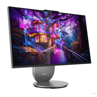Lenovo Yoga AIO F0J2003FIN Desktop (U9 285H / 27″”QHD / “”Yoga Intel® Core™ Ultra 9 285H / 16C / 32gb soldered / 1tbssd /wirelss kbd / cloud grey / win11 home)
